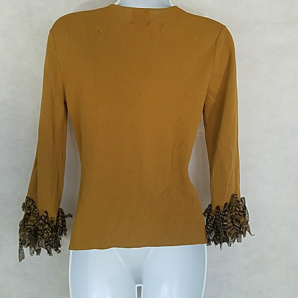 Ruby Rd sweater with fringe - Picture 3 of 6